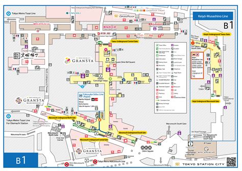 Tokyo Station Map[B1]