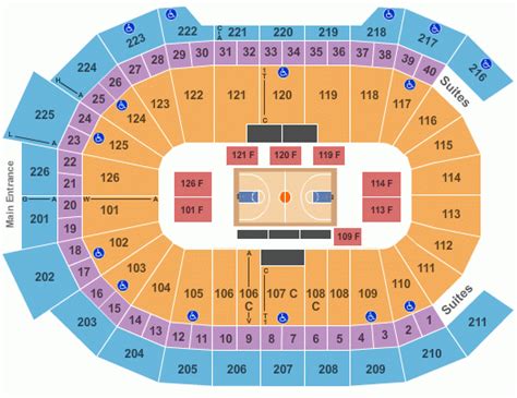 Seat Number Giant Center Seating Chart - Center Seating Chart