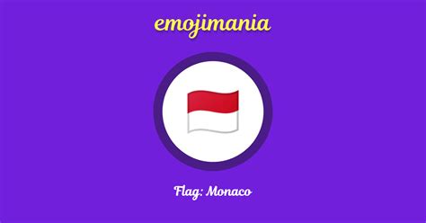 🇲🇨 Flag: Monaco emoji Copy & Paste - Emojimania