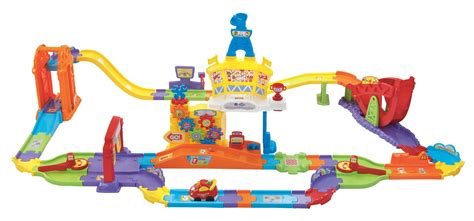 VTech Go! Go Smart Wheels Toddlers Play Set Ultimate RC Speedway Car ...