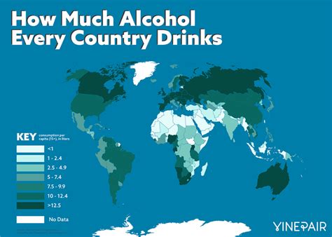 MAP: What Country Drinks the Most Alcohol? | VinePair