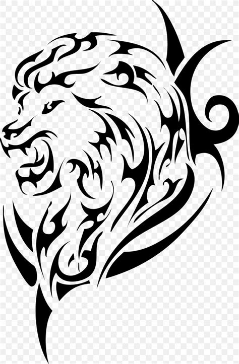 Lion Sleeve Tattoo Tribe, PNG, 1078x1645px, Lion, Art, Black, Black And White, Carnivoran ...