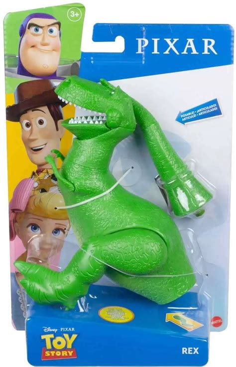 Toy Story 4 Posable Rex Action Figure 2022 Mattel - ToyWiz