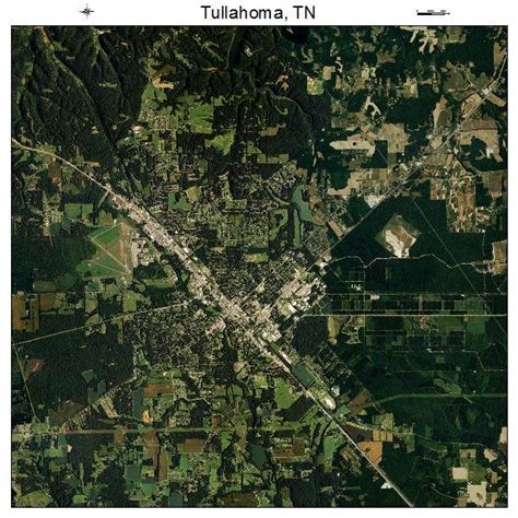 Aerial Photography Map of Tullahoma, TN Tennessee