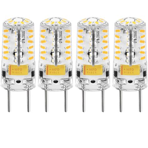 Luxrite GY6.35 LED Bulb, 12V AC/DC, 35W Equivalent, 2700K Warm White ...