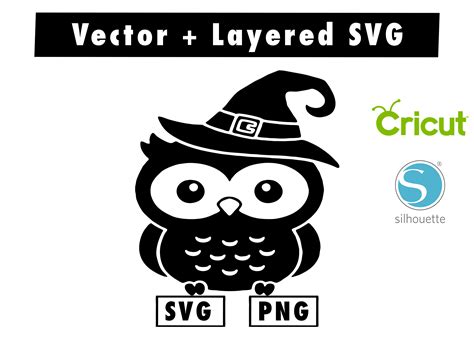 HALLOWEEN OWL svg and png for cricut machine | Vectorency