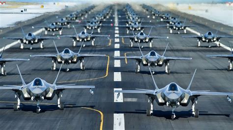 China and Russia Freaked: Air Force Launched 52 F-35 Fighters in ...