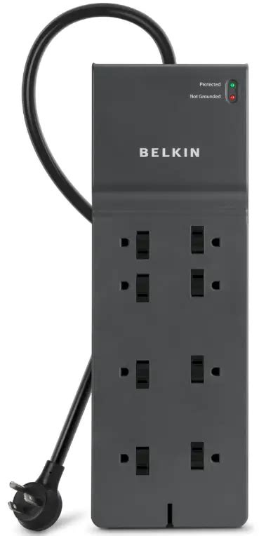 BELKIN 8 Outlet Power Strip Surge Protector Installation Guide