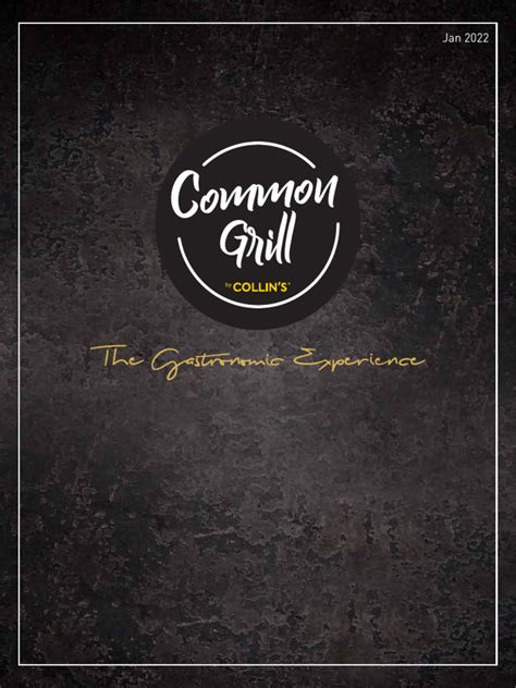 Common Grill Menu | PDF | Cajun Cuisine | Salad