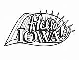 Iowa Coloring Pages Sketch Page sketch template