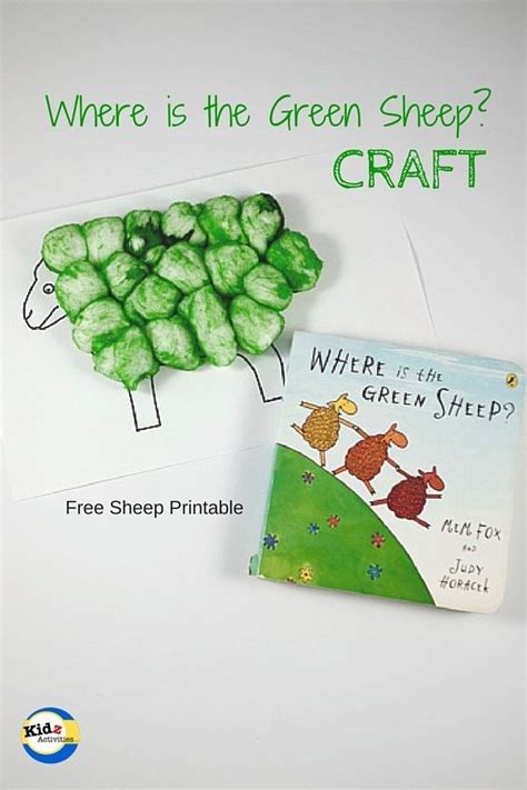 Where is the Green Sheep Craft - Kidz Activities | Teaching colors, Sheep crafts, Green activities