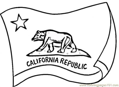 California Flag Coloring Page - Coloring Home