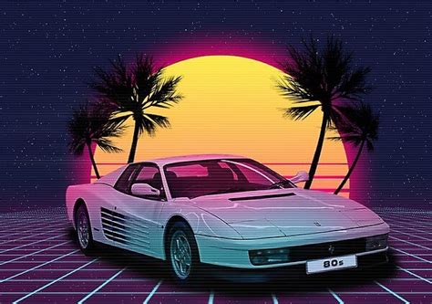 #retrowave #vaporwave #outrun #aesthetic #80s #retro #80scars | Retro ...