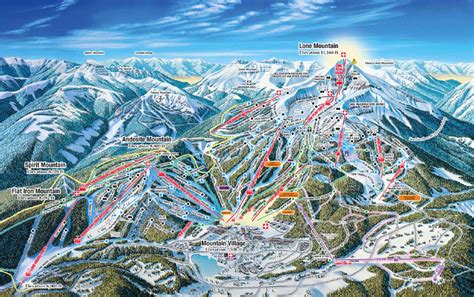 Big Sky Ski Resort Trail Map | Montana Ski Resort Maps