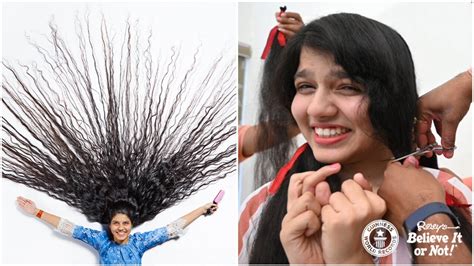 Teen with the world's longest hair cuts it off