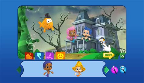 🕹️ Play Nick Bubble Guppies Halloween Party Game: Free Online Nickelodeon Bubble Guppies ...