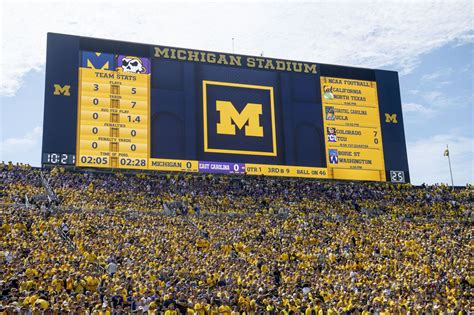 Michigan football fans react to new, massive scoreboards - mlive.com