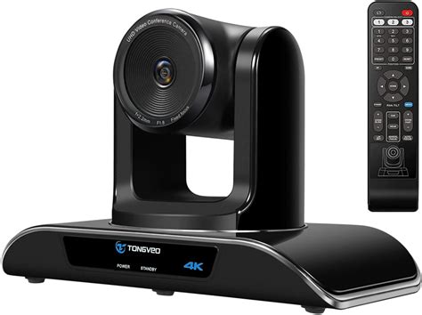 TONGVEO 4K PTZ Webcam Video Conference Camera with 5X Digital Zoom and ...