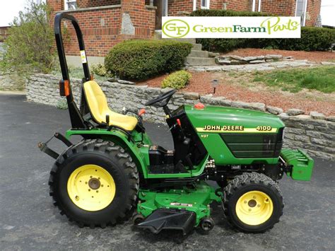 John Deere 4100 Compact Utility Tractor Maintenance Guide & Parts List