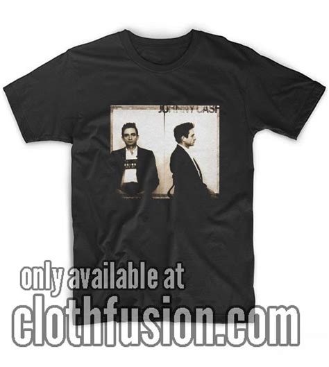 Johnny Cash Mugshot Tees - 90s vintage shirts for men and women