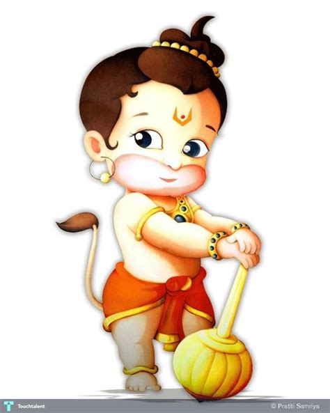 Bal Hanuman - Sketching | Pratiti Samriya | Touchtalent | Bal hanuman, Cute bear drawings, Hanuman