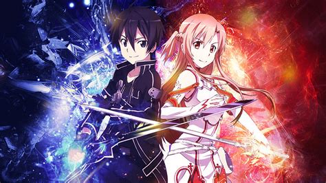 Asuna And Kirito Desktop Wallpaper 24145 - Baltana