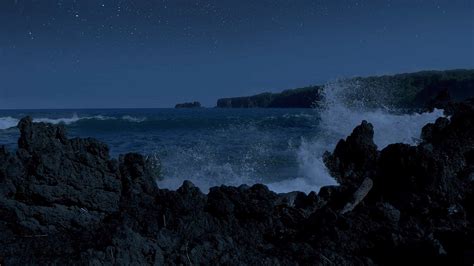 Night Beauty of the Pacific Ocean - Nature Soundscape | ProArtInc