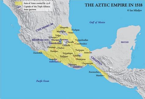 Imperio Azteca 1518 | Aztec empire, Map, History