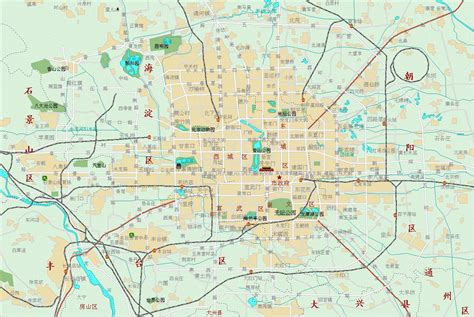 Large Beijing Maps for Free Download and Print | High-Resolution and Detailed Maps