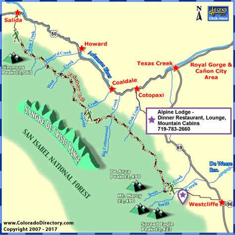 Rainbow Trail Hiking Map | Colorado Vacation Directory