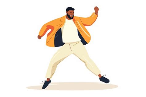 Premium AI Image | Colorful Joy of Dancing Flat Vector Illustration