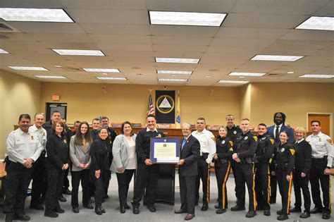 Evesham Township, New Jersey - Evesham Police Department receives official certificate of re ...