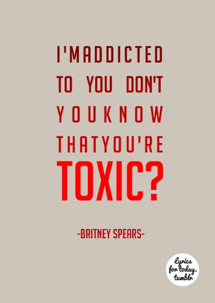 Toxic Britney Spears Lyrics