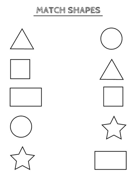 Free Printable Shapes Worksheets - Planes & Balloons | Shape worksheets for preschool, Shapes ...