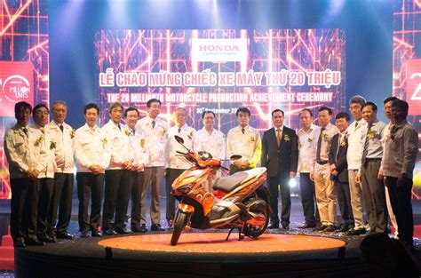 Honda Vietnam rolls out its 20 millionth motorcycle | Autocar Professional