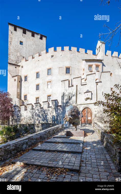 Burg Bruck a medieval castle in Lienz, Tyrol, Austria, Europe Stock ...