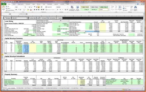 Property Management Spreadsheetree Download Rental Budget Template and ...