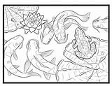 Pond Coloring Page sketch template