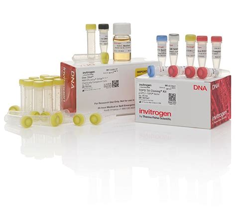 TOPO™ TA Cloning™ Kit, with One Shot™ MAX Efficiency™ DH5α-T1 R E. coli