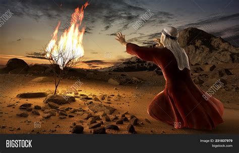 Moses Burning Bush. Image & Photo (Free Trial) | Bigstock