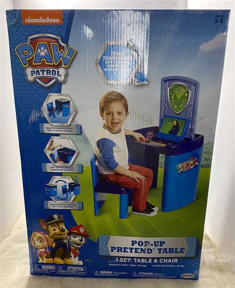 Paw Patrol Pop-Up Pretend Table Activity Set ~Transforms To Command Center New | atelier-yuwa ...