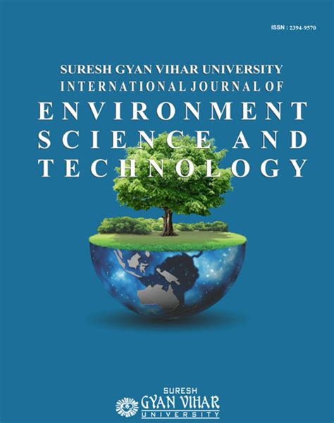 Journal of Environment, Science and Technology Vol 6, Issue 1, 2020 - research journal