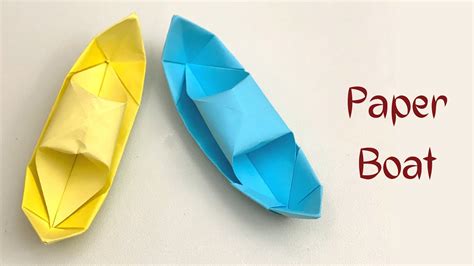 DIY PAPER BOAT / Paper Crafts For School / Paper Craft / Easy kids ...