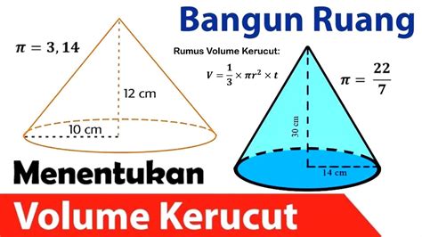 Cara Menghitung Volume Kerucut Diketahui Diameter Calculator - IMAGESEE