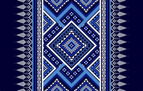 Geometric ethnic seamless pattern. Traditional tribal style. Decorations blue. Design for ...