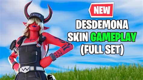 *NEW* Desdemona Skin Gameplay - Fortnite Darkest Circles (Full Set) - YouTube