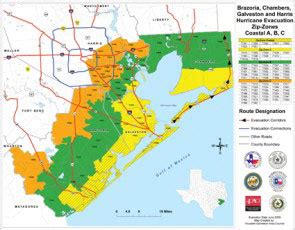 Texas Hurricane Evacuation Zones