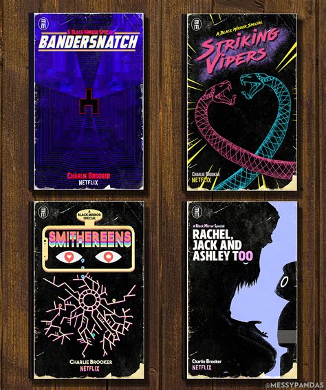 Black Mirror Season 5 Book Covers by MessyPandas on DeviantArt