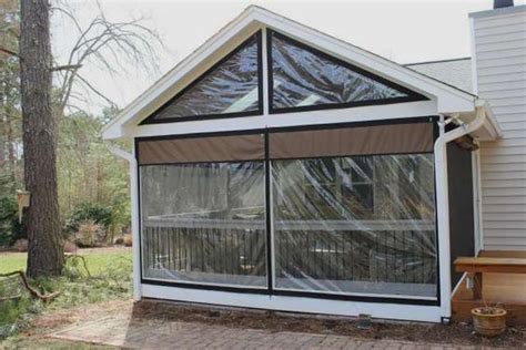 Clear Vinyl Plastic Enclosures | Screened in porch diy, Patio enclosures, Porch enclosures