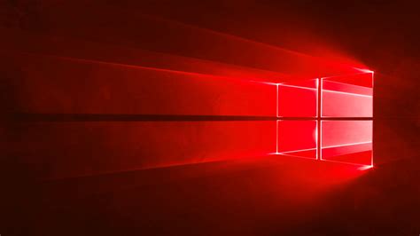 Wallpaper : red, Windows 10, black 1920x1080 - ValennWTF - 1877055 - HD ...